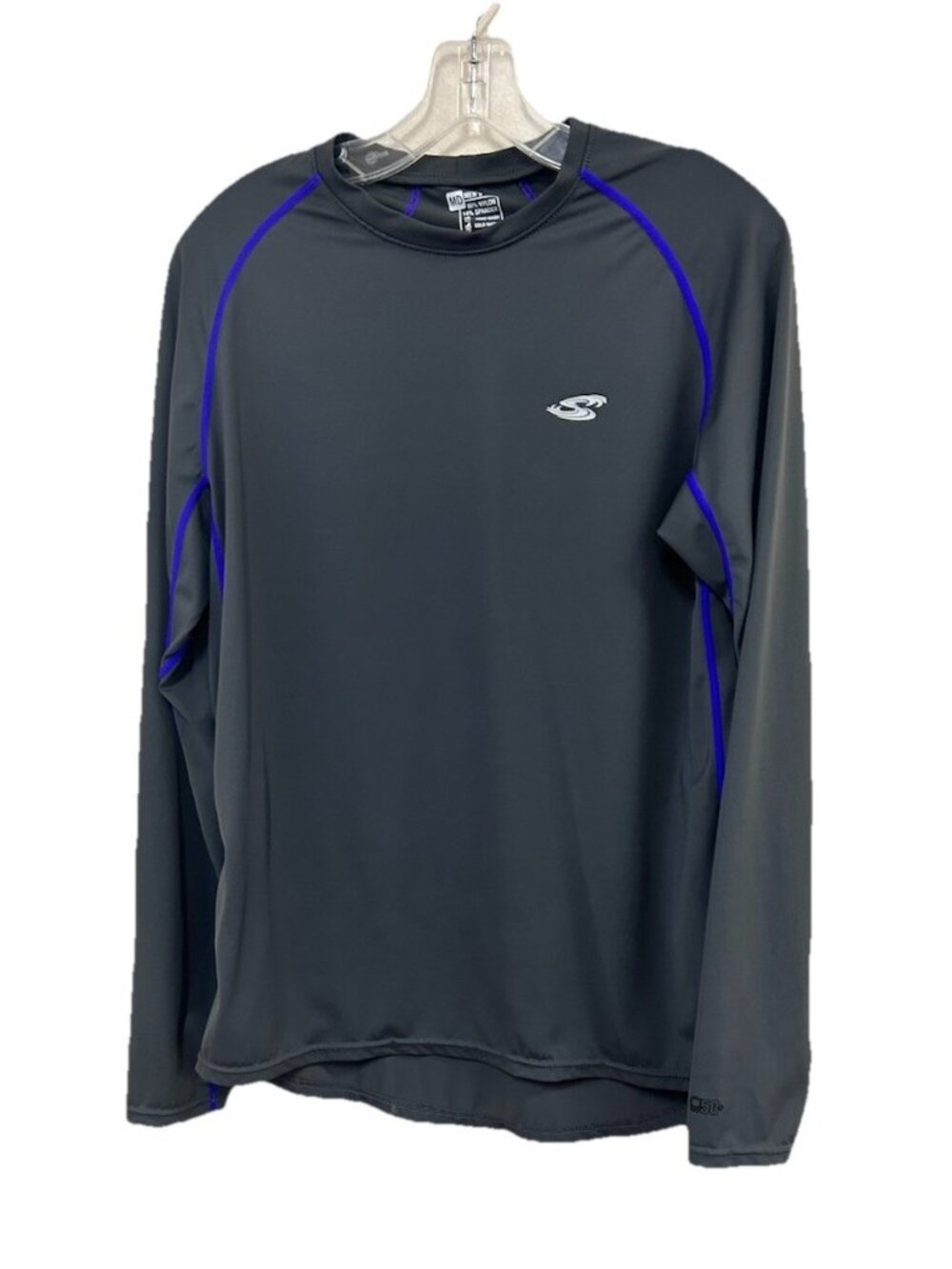 Stohlquist Mens Rashguard Gray Water Wear UPF 50+ Long Sleeve Shirt Mens Size M